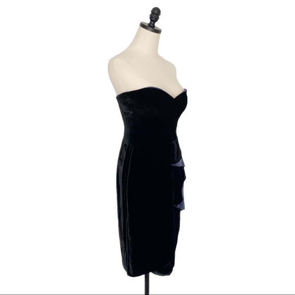 Emporio Armani Dresses Emporio Armani Black Velvet Cocktail Dress